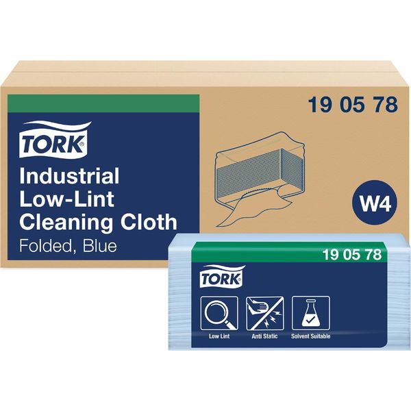 Tork 190578 Panni Per La Pulizia Industriale Tork, 390 X 324 Mm, Blu-image