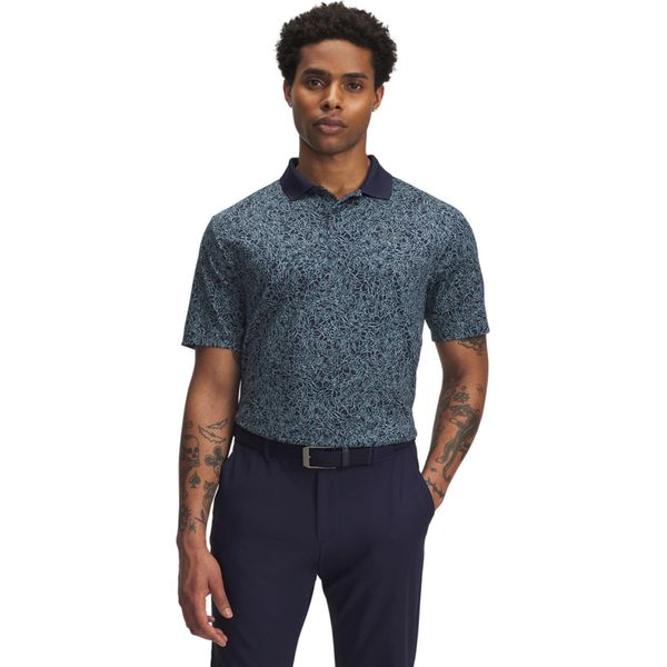 Polo Under Armour Ua Matchplay Printed - Midnight Navy, GrößE:M-image