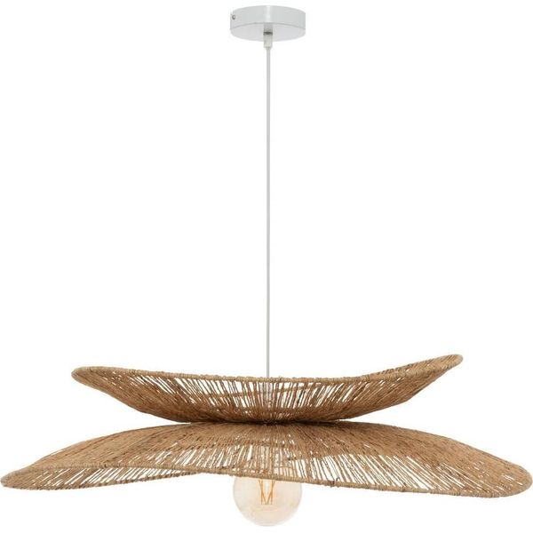 Atmosphera Createur D'interieur - Lampada A Sospensione "Alara"" Juta Beige D69,5Cm"-image