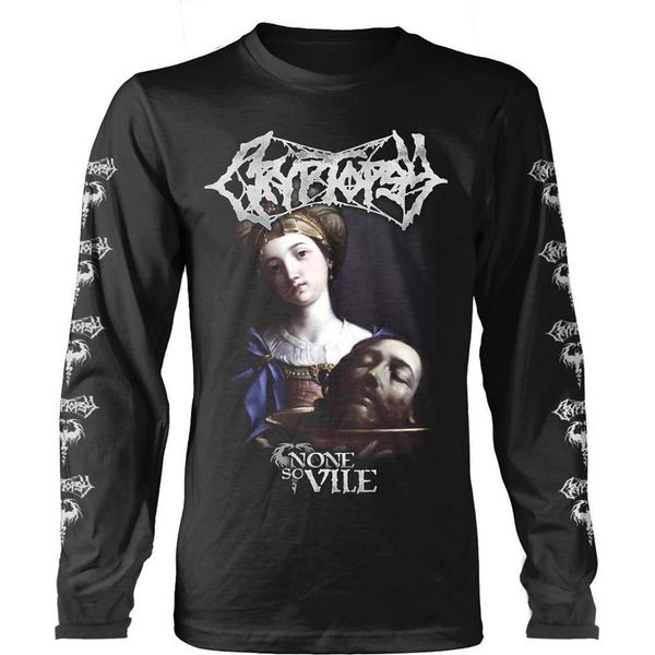 Cryptopsy - Maglietta "None So Vile"" Per Uomo/Donna Unisex Maniche Lunghe PH3371 (Xxl) (Nero)"-image