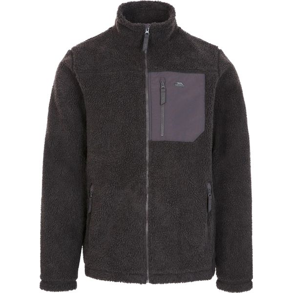 Trespass - Giacca In Pile "Buck"" Da Uomo TP6187 (Xl) (Grigio Scuro)"-image