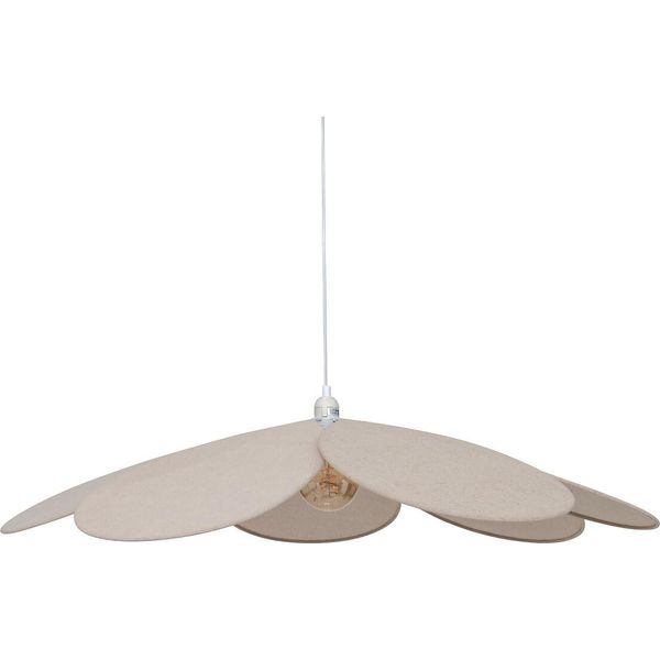 Atmosphera Createur D'interieur - Lampada A Sospensione Petali "Naya"" Beige D100Cm"-image