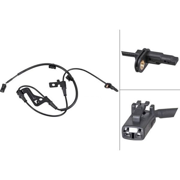 Sensore Velocità Ruota Sensore Attivo A.B.S. Per Hyundai I30 E Altri Modelli-image