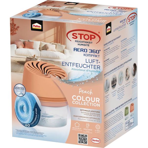 Pattex BADP3 Pattex Deumidificatore Aero 360 Gradi Kompakt, Pesca-image