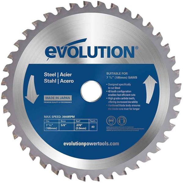 Lama Evolution 185 Mm / 40Z Tct Widia In Acciaio Per Motoseghe-image