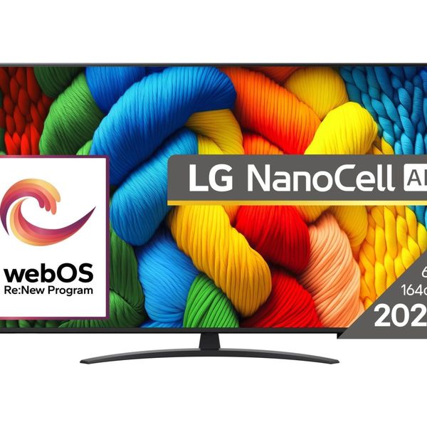 Lg Nanocell Ai 65NANO81A3A Tv 65 Pollici 4K Ultra Hd Smart Tv Wi-Fi Nero-image