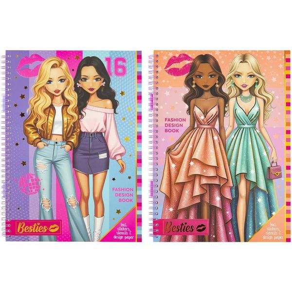 Creative Craft Group Besties Libro Di Moda A4 Con Accessori-image