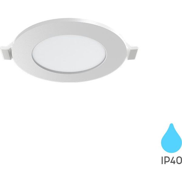 Braytron 3W Led Faretto Da Incasso Spot Da Soffitto Luce Da Incasso Ultrapiatta Spot Da Incasso 230V IP40 3000K Bianco Caldo-image