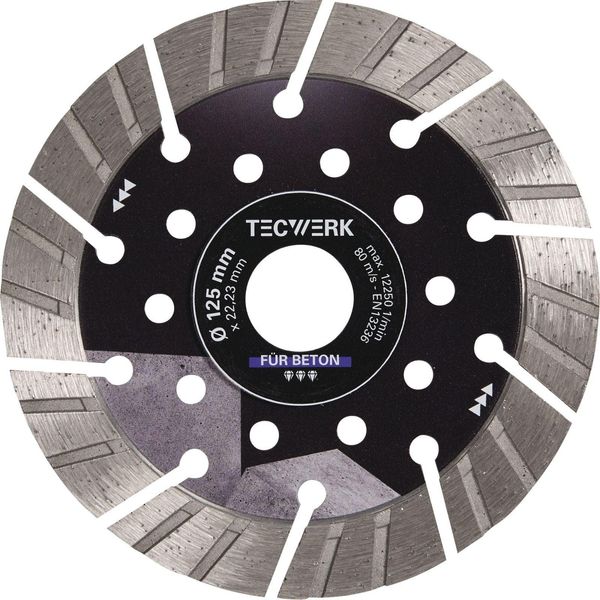 Disco Diamantato Beton Pro Ø 115 Mm Foro 22,23 Mm Altezza Del Segmento 15 Mm Spessore Del Segmento 2,4 Mm Larghezza Del Segmento 40,58 Mm-image