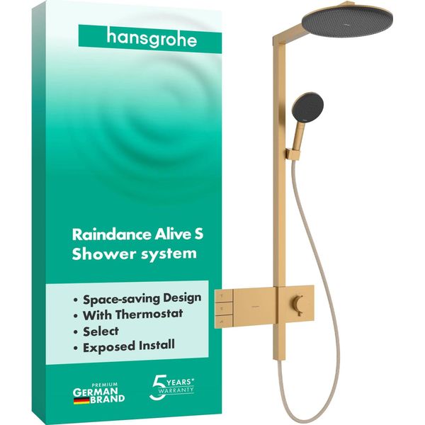 Hansgrohe Piastra Doccia Raindance Alive S 300 2Jet Con Termostatico Bbr-image