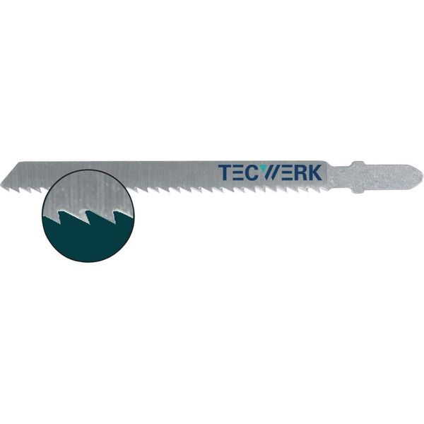 Lama Per Seghetto Alternativo Lunghezza Totale 100 Mm Passo Dei Denti 2,5 Mm Spessore 1,45 Mm Hcs-image