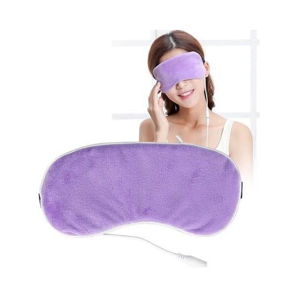 Maschera Per Gli Occhi Riscaldata, Riscaldatore Elettrico Usb, Protezione Per Gli Occhi A Vapore, Maschera Per Gli Occhi Alla Lavanda, Massaggiatore Per Gli Occhi, Viaggio Per Il Sonno, Maschera Per Gli Occhi Portatile-image