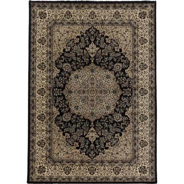 Tappeto Orientale Kashmir Nero 120 Cm X 170 Cm-image