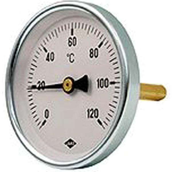 Termometro Bimetallico Jako 1/2 Pollice Di Centro 100 Mm Di Lunghezza Dello Stelo 300 Mm 0-120°-image