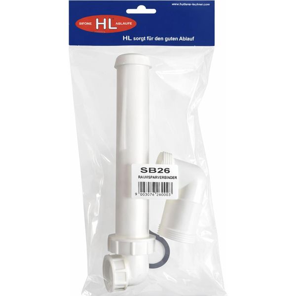 Hutterer & Lechner HLSB26 Raccordo Salvaspazio Dn40X6/4 Pollici Confezionato In Sb-image