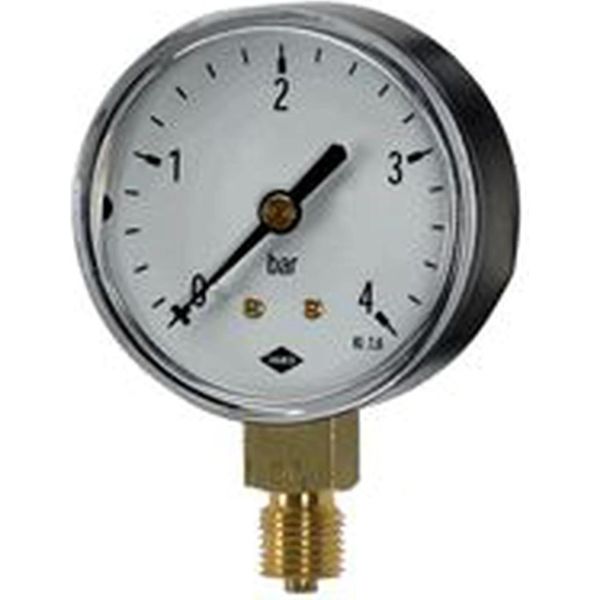 Manometro A Tubo Bourdon Jako 63 Mm 1/4 Di Pollice Fondo 0-4 Bar (1)-image