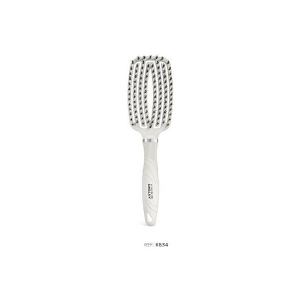 Spazzola Per Parrucchieri , Spazzola A Scheletro , Ge-Bion 17 Spazzola Flessibile Off-White Artero-image