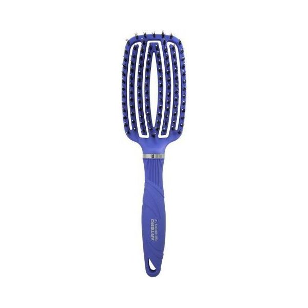 Spazzola Per Capelli , Parrucchiere , Spazzola A Scheletro , Ge-Bion 17 Spazzola Flessibile Viola Artero-image