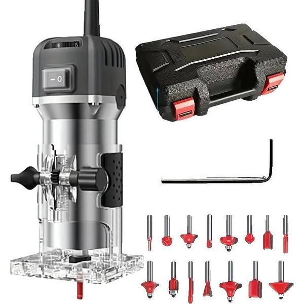 Pantografo Per La Lavorazione Del Legno, Potenza 800W, Velocità 33000 Giri/Min, Spina Ue-image