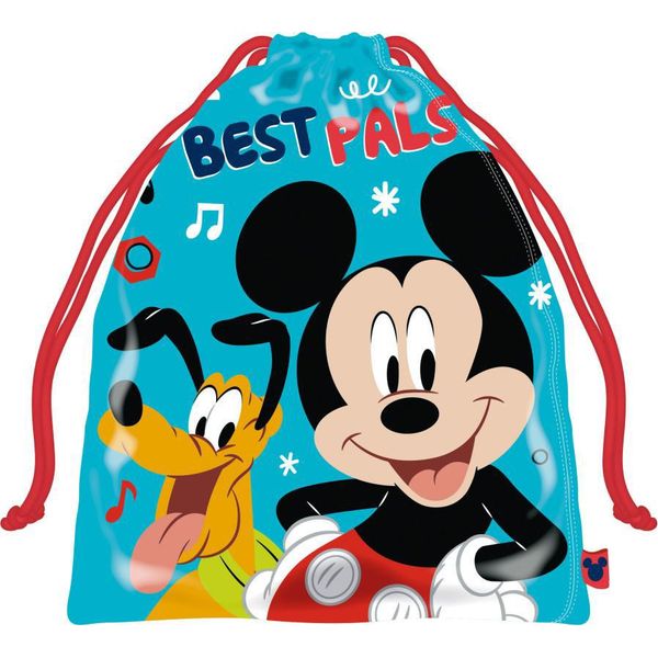 Borsa Da Ginnastica Topolino 26,5X21,5 Cm Blu Blu Taglia Unica-image