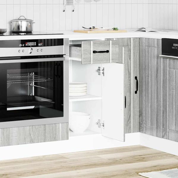 Syfax™ Base Da Cucina Lucca Grigio Sonoma In Legno Multistrato-image
