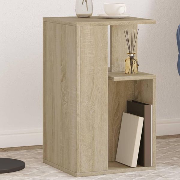 Syfax™ Tavolino Da Salotto Rovere Sonoma 35X35X60 Cm Legno Multistrato-image