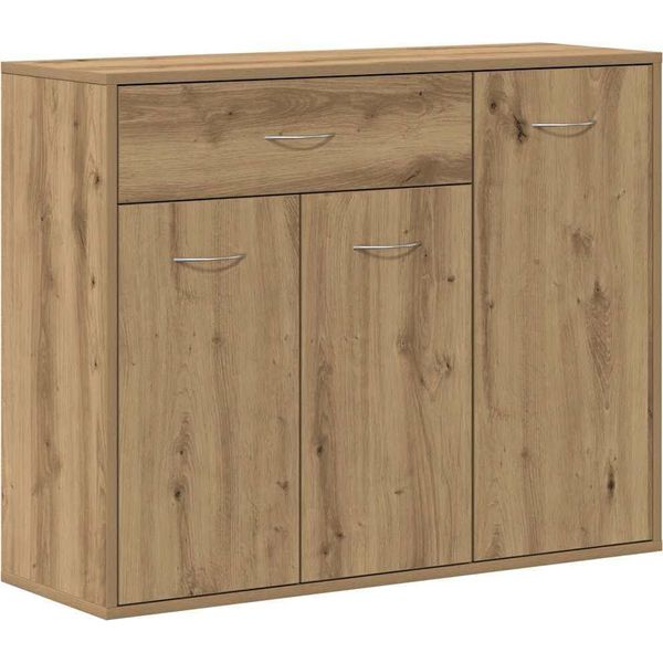 Syfax™ Credenza Rovere Artigianale 88X30X70 Cm In Legno Multistrato-image