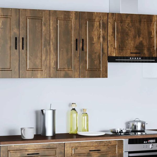 Syfax™ Pensile Da Cucina Porto Rovere Fumo In Legno Multistrato-image