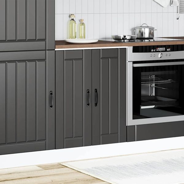 Syfax™ Mobile Base Lavello Lucca Nero In Legno Multistrato-image