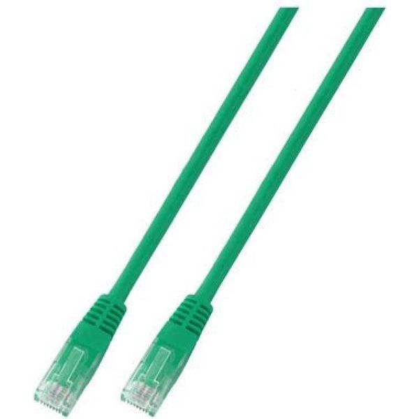 Cavo Patch RJ45 U/Utp Cat. 5E Pvc Cca Verde 1M-image