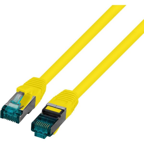 Cavo Patch RJ45 S/Ftp Cat. 6A Lszh Giallo 1M-image