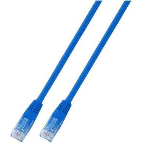 Cavo Patch RJ45 U/Utp Cat. 5E Pvc Cca Blau 5M-image