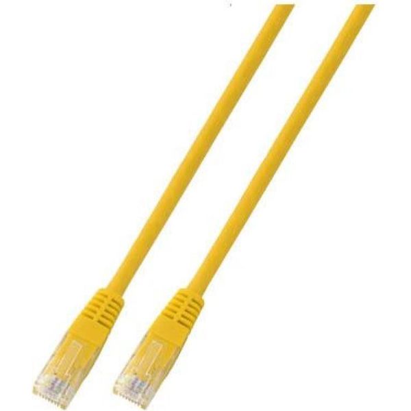 Cavo Patch RJ45 U/Utp Cat. 5E Pvc Cca Giallo 5M-image