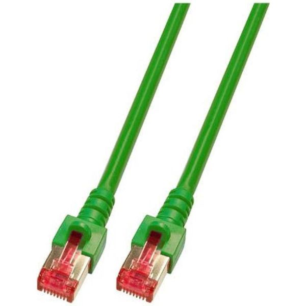 Cavo Patch RJ45 S/Ftp Cat. 6 Lszh Verde 1M-image