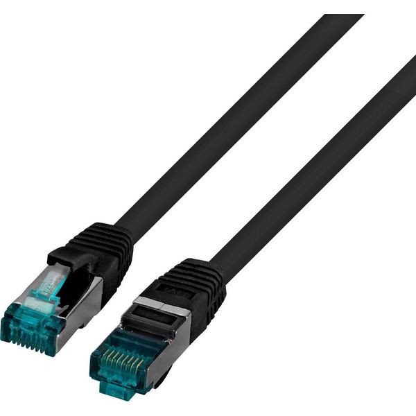 Cavo Patch RJ45 S/Ftp Cat. 6A Lszh Nero 3M-image