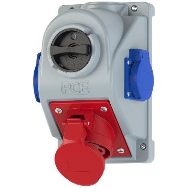 Nuova Serie Di Prese Con Interruttore "Combo-Pol"" 16A 400V 3P+Z+N, Presa 2X230V, Interruttore 0-1"-image