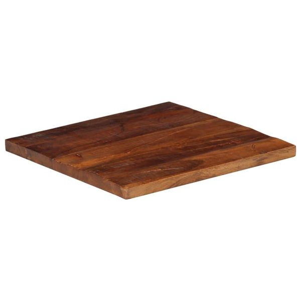 Syfax™ Piano Tavolo 50X50X2,5 Cm Quadrato Legno Massello Di Recupero-image