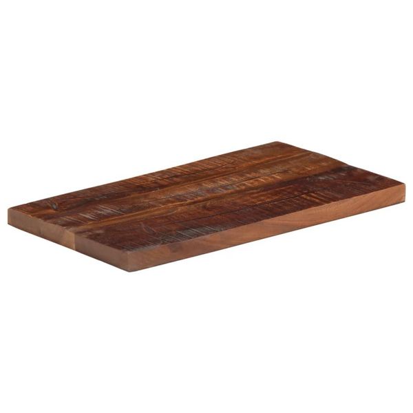 Syfax™ Piano Tavolo 60X30X2,5 Cm Rettangolare In Massello Di Recupero-image