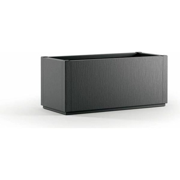 Vaso Per Piante Starwax Nero Rettangolare 80 Cm-image