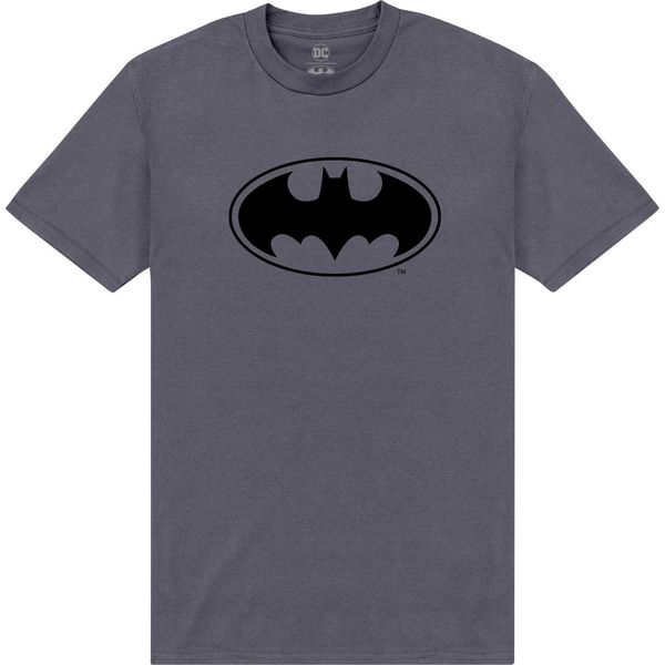 Batman - Maglietta Logo Per Uomo/Donna Unisex PN115 (L) (Antracite)-image