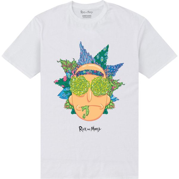 Rick And Morty - Maglietta Uomo/Donna Unisex PN152 (Xl) (Bianco)-image
