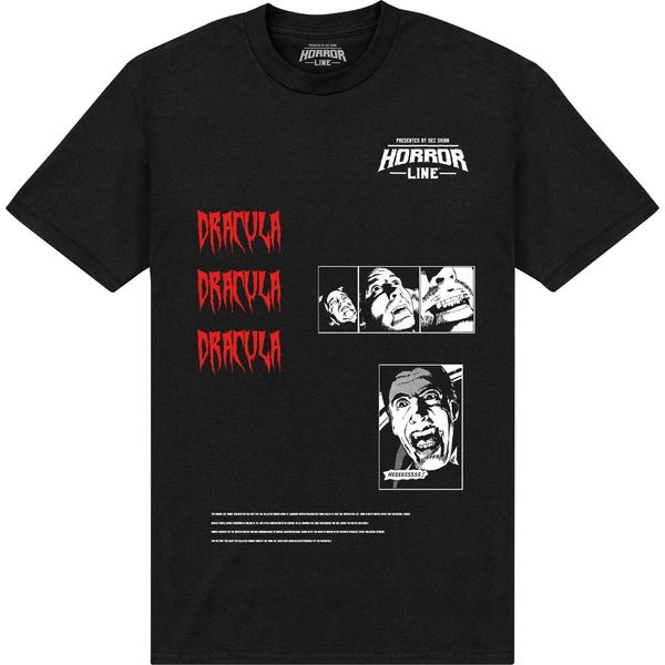 Horror Line - Maglietta "Multi Images"" Per Uomo/Donna Unisex PN657 (M) (Nero)"-image