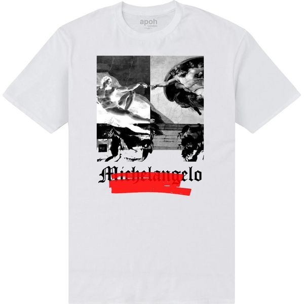 Apoh - Maglietta "Negative"" Per Uomo/Donna Unisex PN392 (4XL) (Bianco)"-image