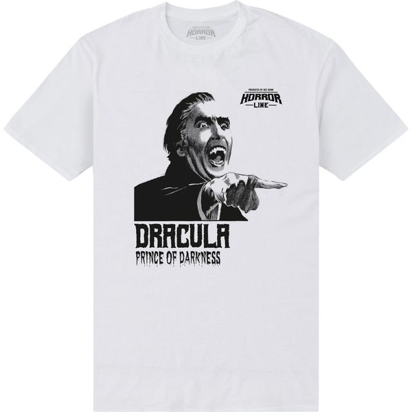 Horror Line - Maglietta "Dracula Sucks"" Per Uomo/Donna Unisex PN814 (M) (Bianco)"-image