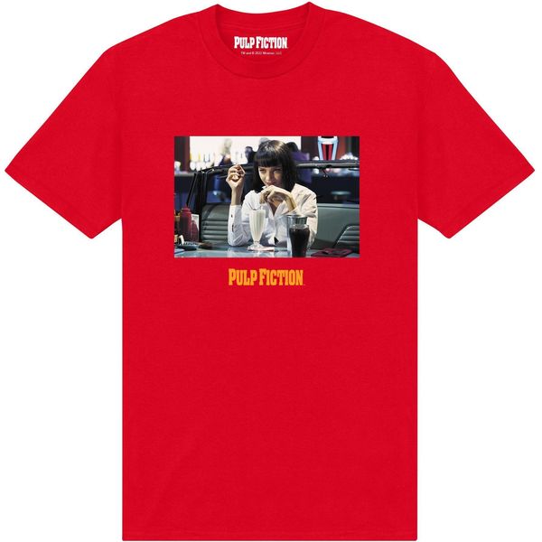 Pulp Fiction - Maglietta Da Uomo/Donna Unisex PN928 (L) (Rosso)-image