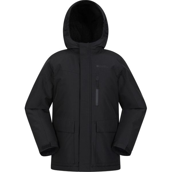 Mountain Warehouse - Giacca "Noah"", Impermeabile Per Bambini MW3615 (140) (Nero)"-image