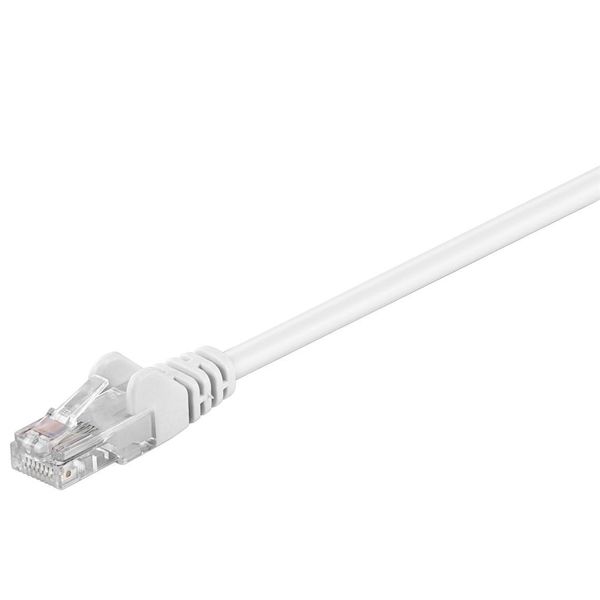 Goobay 68509 Cavo Patch Cat 5E, U/Utp, Bianco, 50 M - Miscela Di Rame Cca-image