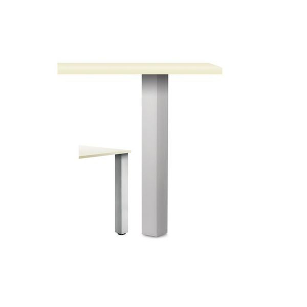 Naber Rhodos Base Quadrata In Alluminio. Altezza Gamba Di Sostegno, Acciaio Inox Colorato 700 Mm - Elemento Di Sostegno/Supporto-image