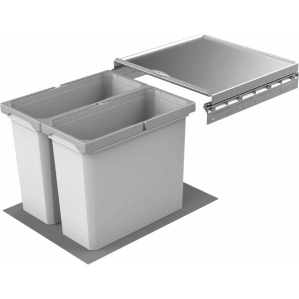 Naber Cox® Box 2T 450-2. Cestino Per Rifiuti, Grigio Chiaro. - Cestino Per Rifiuti-image