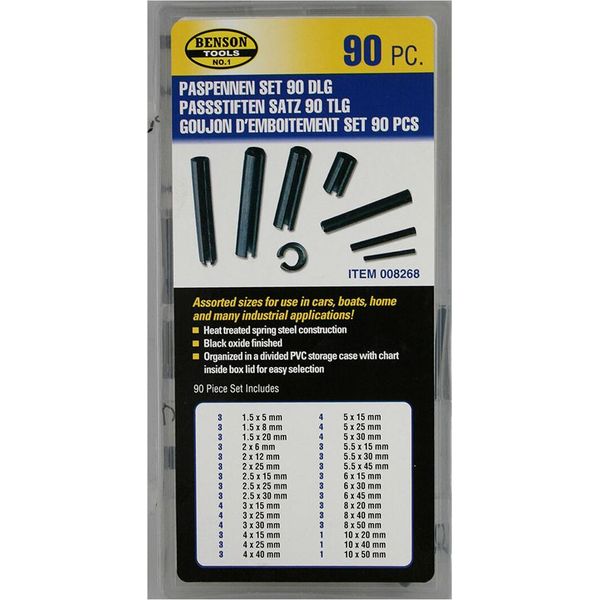 Set Di Spilli Bensontools 90 Pezzi-image